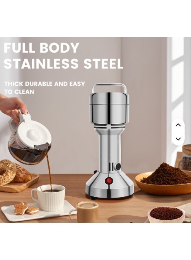 High-Speed Electric Powder Grinder & Coffee Mill – 1000W Stainless Steel Spice Grinder with Copper Motor, 100g Capacity, Heavy-Duty Grain & Herb Pulverizer (Model SC-223 FS) - Image 2